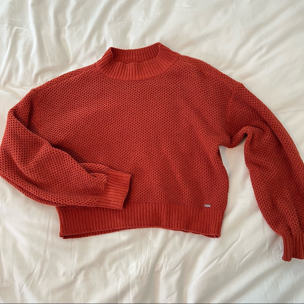 Burnt orange turtle neck - Hollister size S